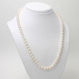 22-inch Pearl Necklace - White Pearl Jewelry