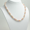 18 inch - 7.5mm Classic Tri Color Pearl Necklace 