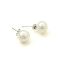 White Pearl Earrings