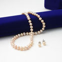 Child Pink Pearl Jewelry Set
