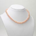 16-inch Pearl Necklace - Pink Pearl Jewelry