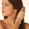 White Pearl Jewelry Set