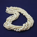 Designer Pearl Necklace - White Pearl Jewelry