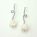 Mother of Pearl Earrings - White Pearl Jewelry