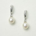 White Pearl Dangles
