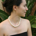 Mother of Pearl Necklace - White Pearl Jewelry