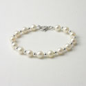 Pearls and Sterling Silver Bracelet