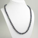 22-inch Pearl Necklace - Black Pearl Jewelry
