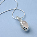 Sterling Silver and Rose Quartz Necklace