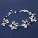 Floating Flowers Youth or Adult Designer Necklace