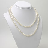 36-inch Pearl Necklace - White Pearl Jewelry