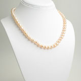 18 Inch Pink Pearl Necklace