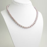 Lavender Pearl Necklace - Lavender Pearl Jewelry