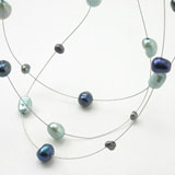 Baroque Pearl Necklace - Black Pearl Jewelry